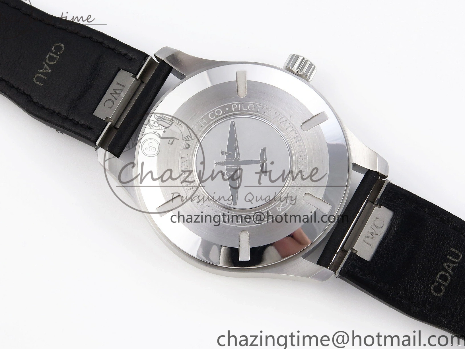 MIROTIME 0329 Pilot Mark XX IW328201 ZF 1:1 Best Edition Black Dial on Black Leather Strap A Affordable 7028